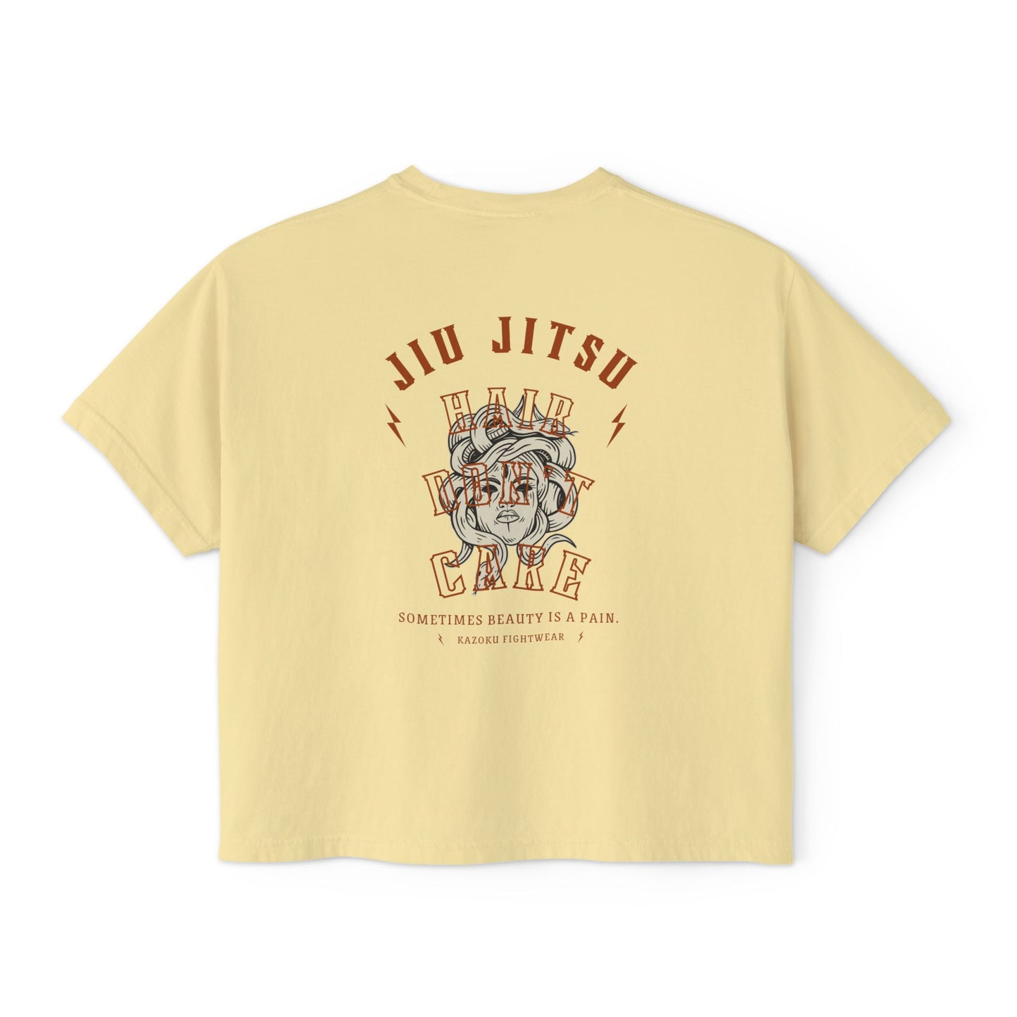 Jiu Jitsu Hair Don't Care Women's Boxy Tee