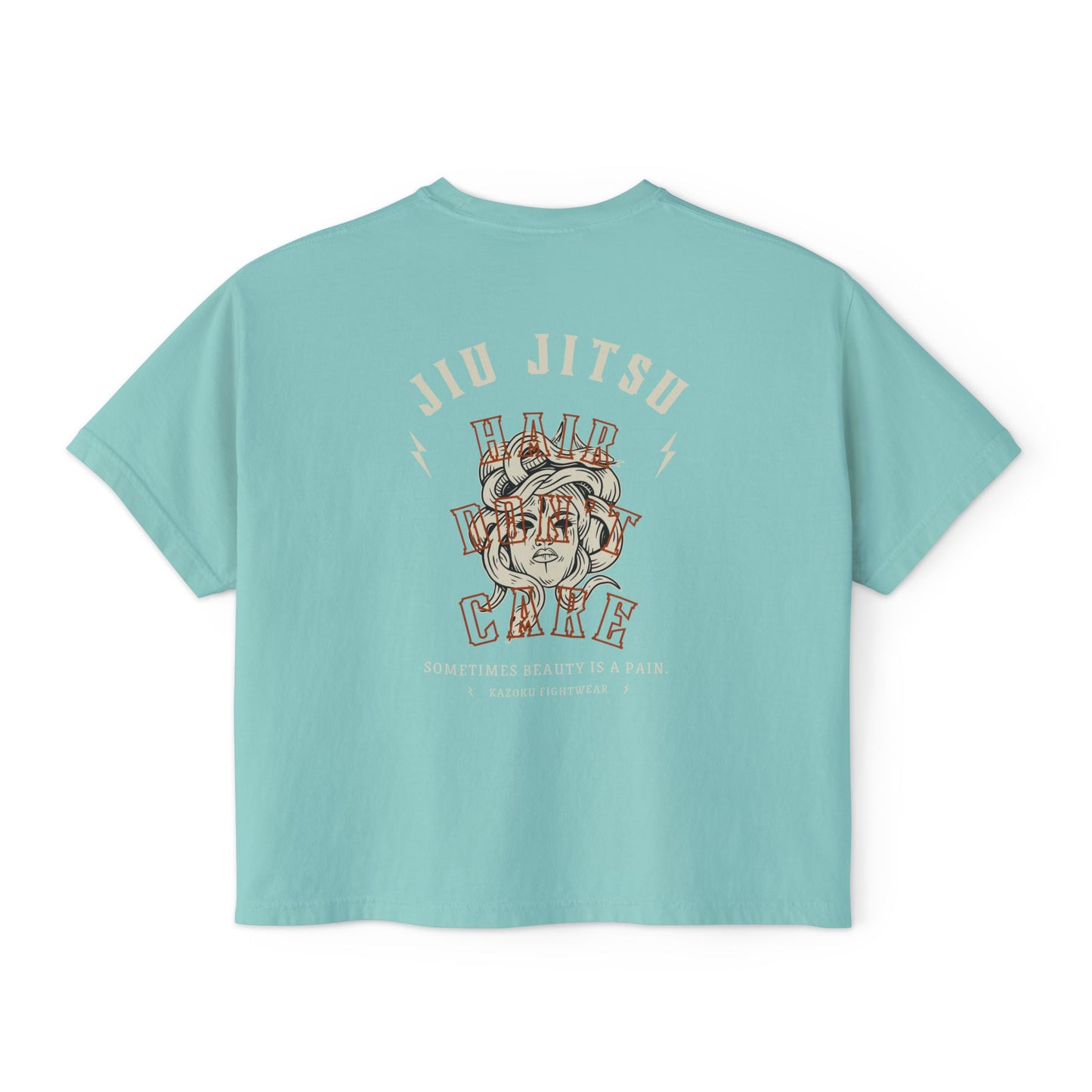 Jiu Jitsu Hair Don't Care Women's Boxy Tee