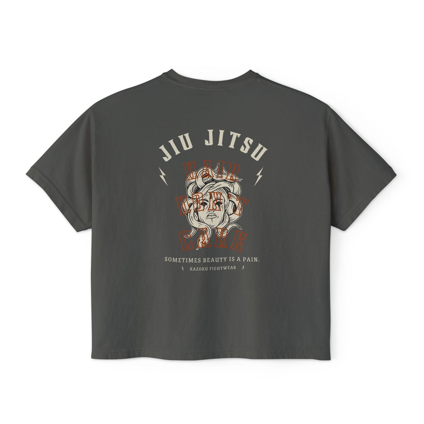 Jiu Jitsu Hair Don't Care Women's Boxy Tee