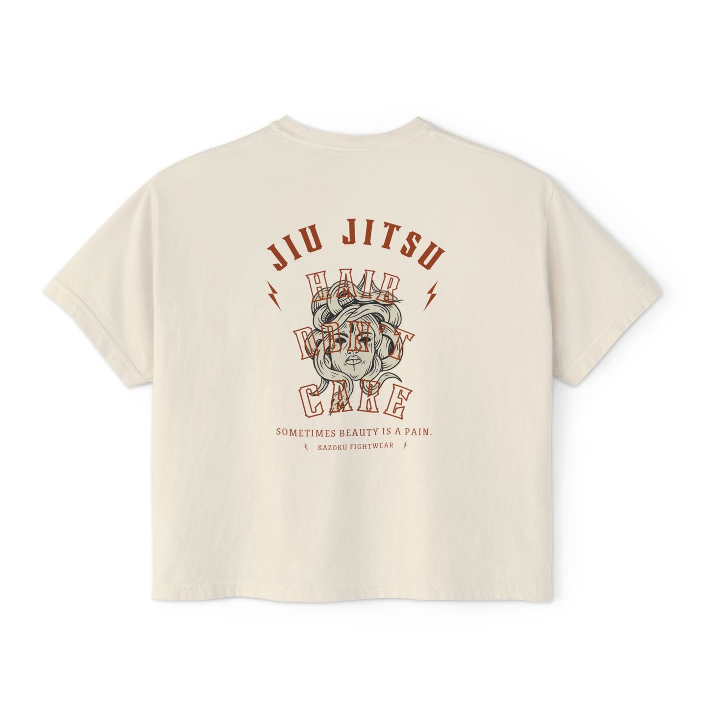 Jiu Jitsu Hair Don't Care Women's Boxy Tee