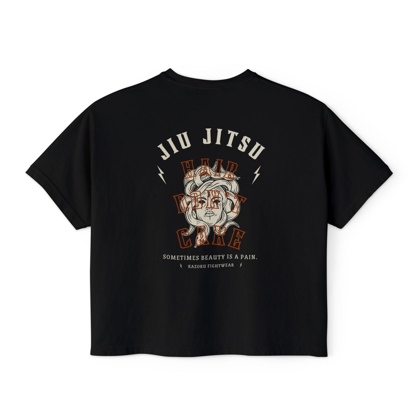 Jiu Jitsu Hair Don't Care Women's Boxy Tee