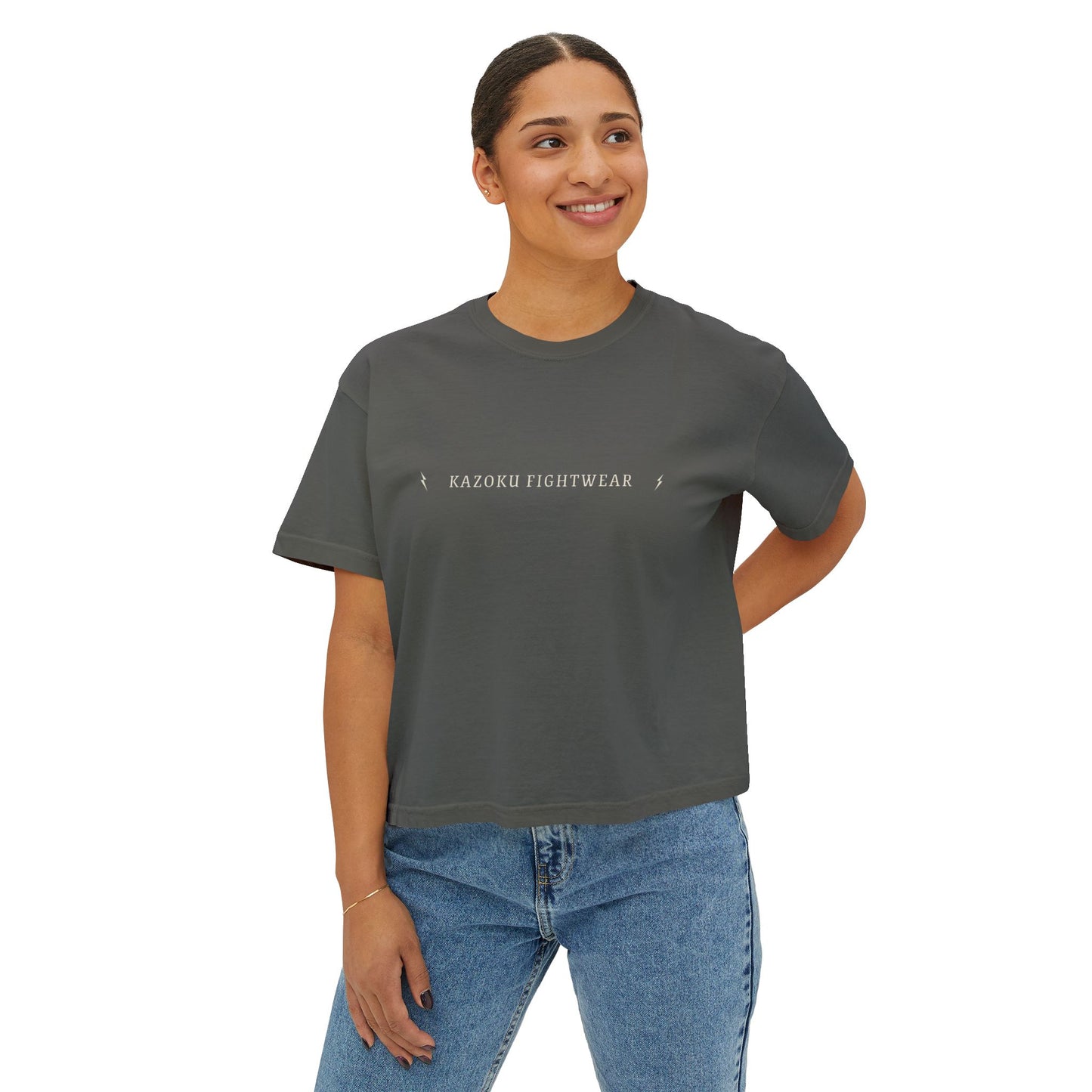 Jiu Jitsu Hair Don't Care Women's Boxy Tee