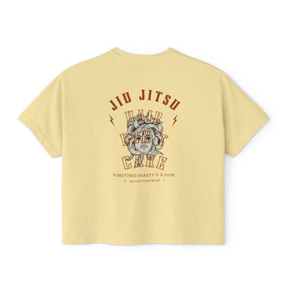 Jiu Jitsu Hair Don't Care Women's Boxy Tee