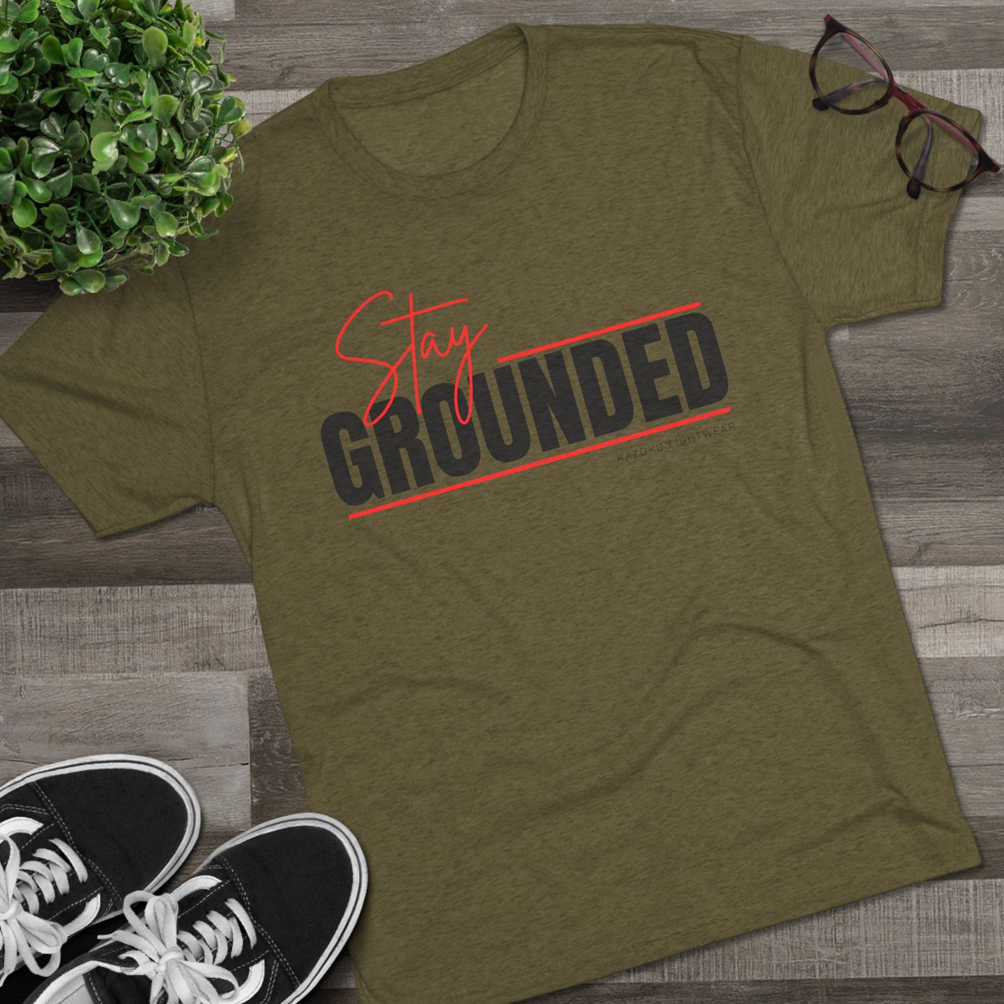 Stay Grounded Unisex Tri-Blend Tee
