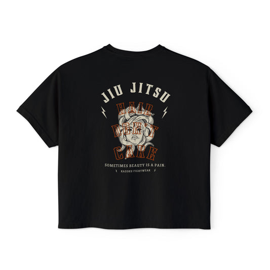 Jiu Jitsu Hair Don't Care Women's Boxy Tee