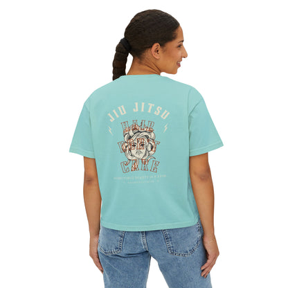 Jiu Jitsu Hair Don't Care Women's Boxy Tee