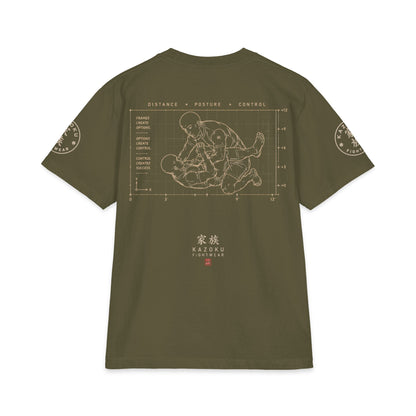 Frames Martial Arts Tee — 'Frames: Structure • Control • Defend' Graphic T-Shirt