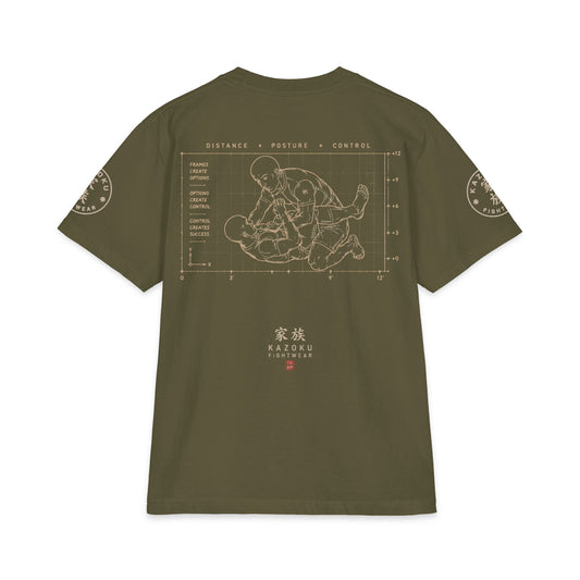 Frames Martial Arts Tee — 'Frames: Structure • Control • Defend' Graphic T-Shirt