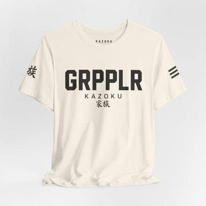 'GRPPLR' NO VOWEL Athletic Tee — Drop 001