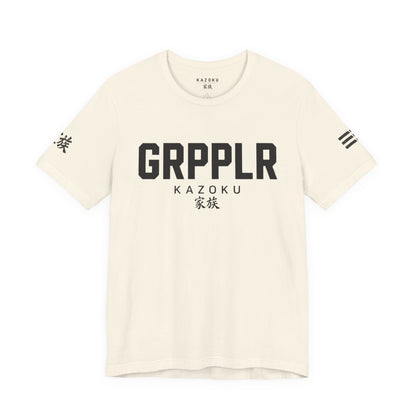'GRPPLR' NO VOWEL Athletic Tee — Drop 001