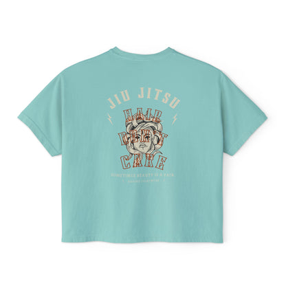 Jiu Jitsu Hair Don't Care Women's Boxy Tee