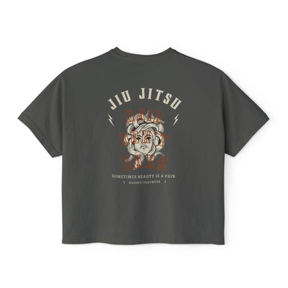 Jiu Jitsu Hair Don't Care Women's Boxy Tee