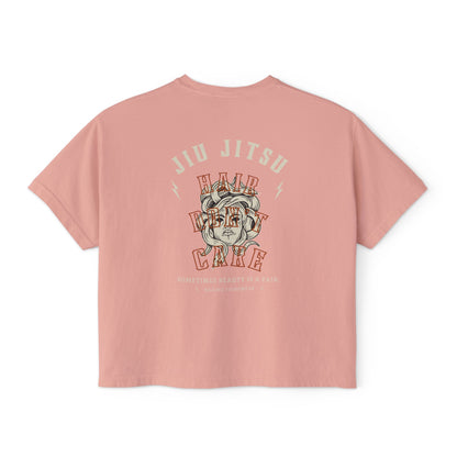 Jiu Jitsu Hair Don't Care Women's Boxy Tee