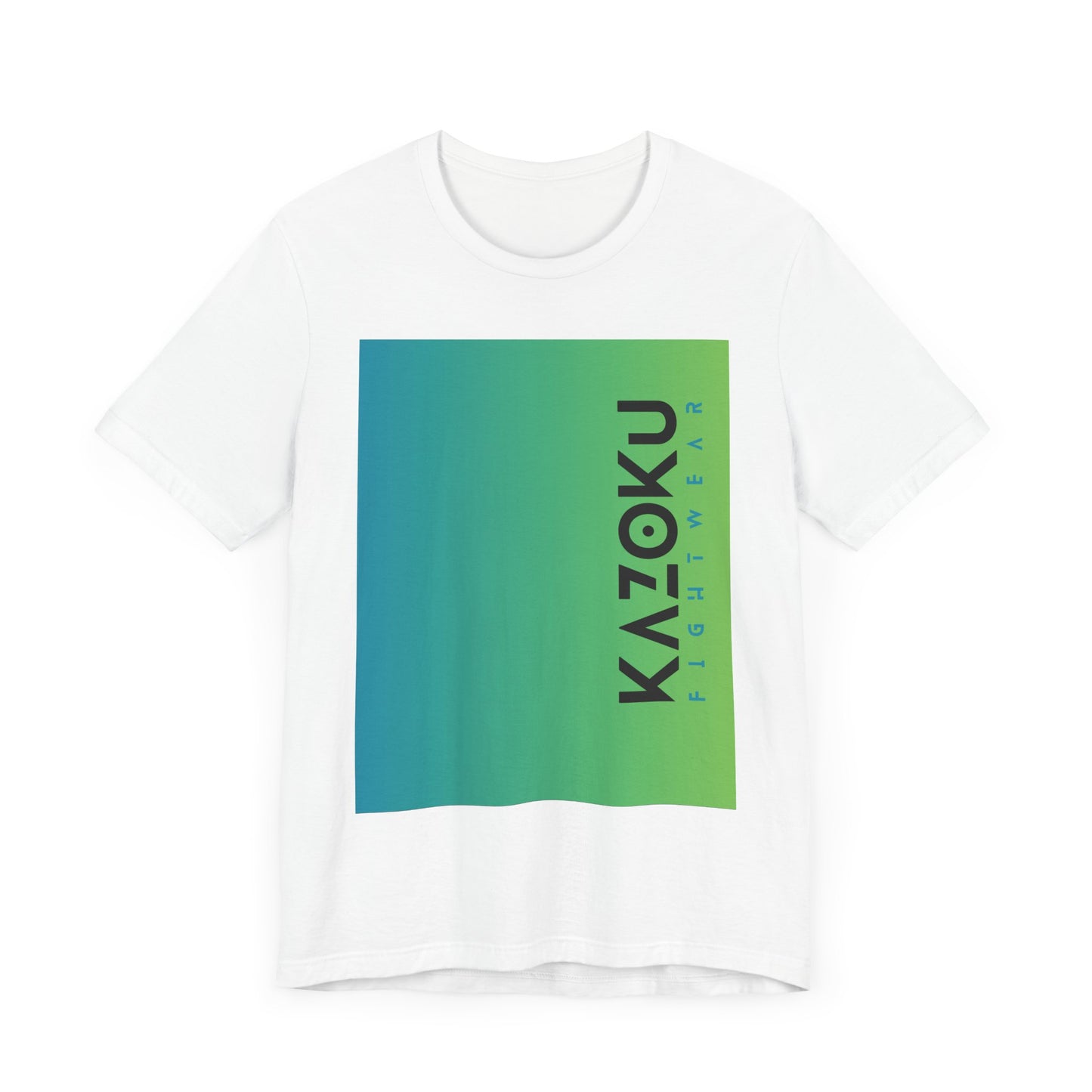 Faded Tee - Blue and Green Unisex Jersey Short Sleeve