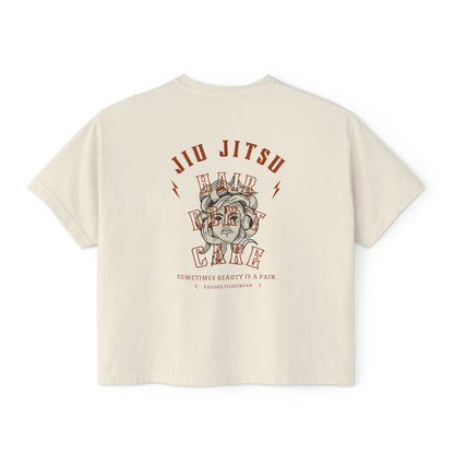Jiu Jitsu Hair Don't Care Women's Boxy Tee