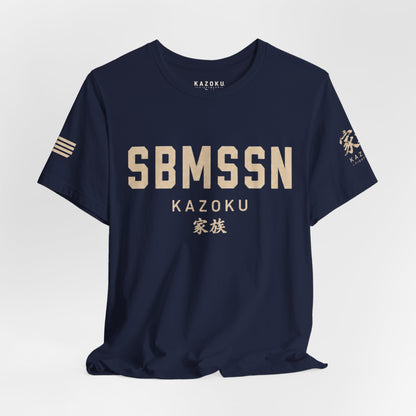 'SBMSSN' - NO VOWEL Athletic Tee - Drop 003