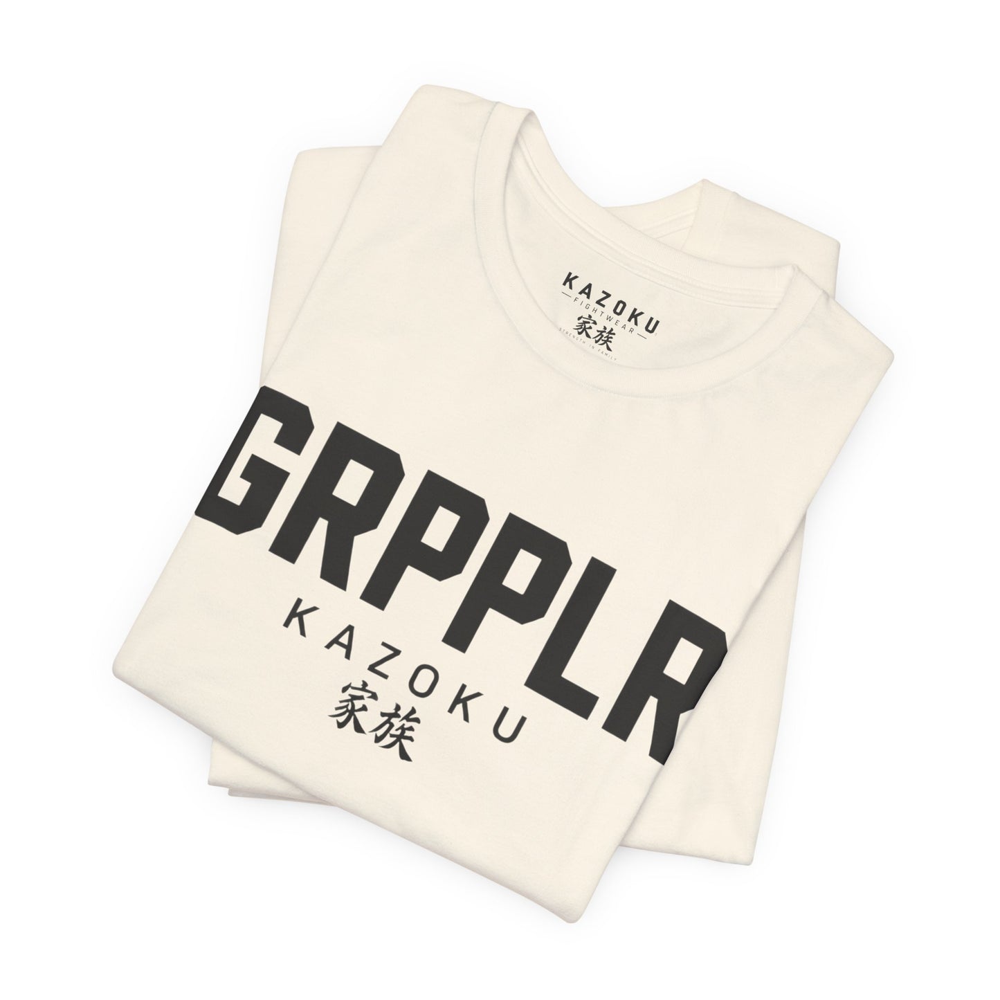 'GRPPLR' NO VOWEL Athletic Tee — Drop 001