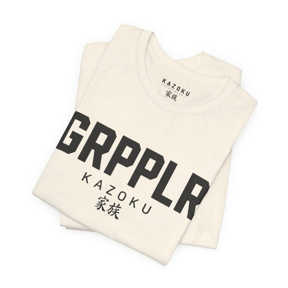 'GRPPLR' NO VOWEL Athletic Tee — Drop 001