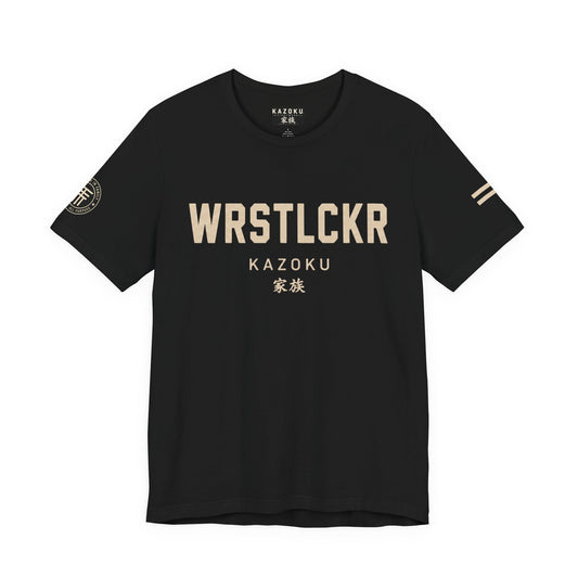 'WRSTLCKR' NO VOWEL Athletic Tee - Drop 002